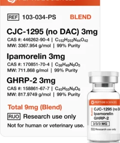 CJC-1295 (no DAC), Ipamorelin, GHRP-2 (Blend)