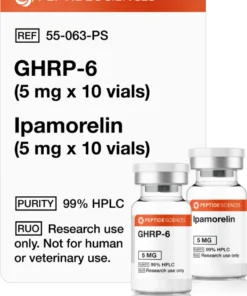 GHRP-6 (5mg x 10), Ipamorelin (5mg x 10)