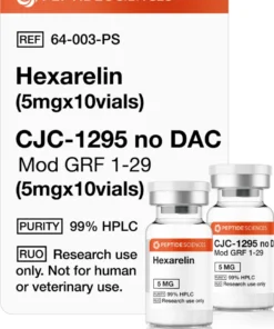 Hexarelin (5mg x 10), CJC-1295 no DAC (5mg x 10)