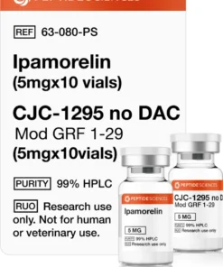 Ipamorelin (5mg x 10), CJC-1295 no DAC (5mg x 10)